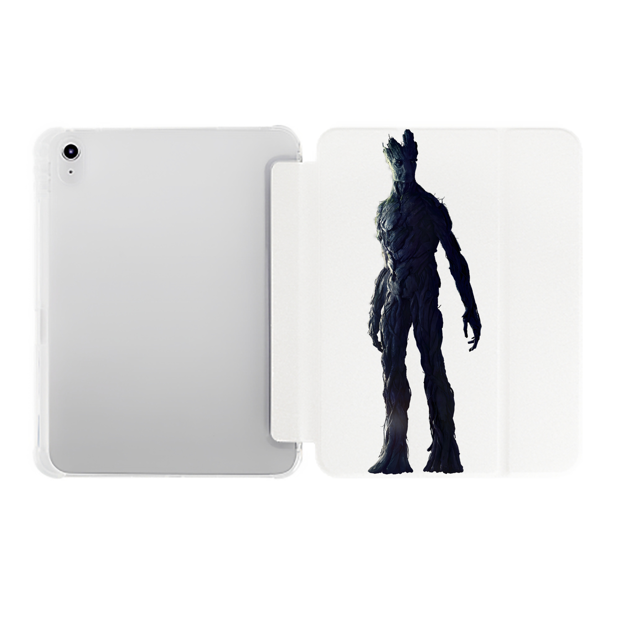 （画像用） アベンジャーズ The Avengers IPad ケース ペン収納付き 三つ折りスタンド PUレザー×シリコン 対応機種9.5/10.5/10.9インチ